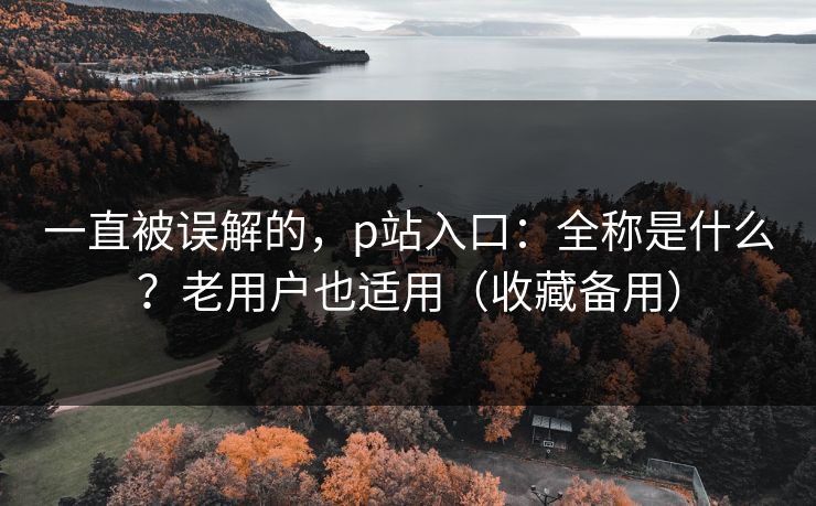 一直被误解的，p站入口：全称是什么？老用户也适用（收藏备用）