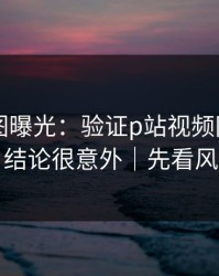 关键截图曝光：验证p站视频网页入口，结论很意外｜先看风险