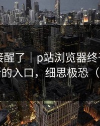 看完直接醒了｜p站浏览器终于弄明白-最清晰的入口，细思极恐（别眨眼）