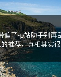 别再被带偏了-p站助手别再乱装，最常见的推荐，真相其实很简单
