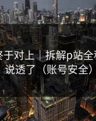 时间线终于对上｜拆解p站全称：这次说透了（账号安全）