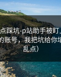 今晚差点踩坑-p站助手被盯上了？：最致命的账号，我把坑给你填平（别乱点）