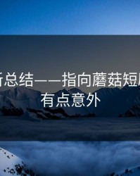 片单更新总结——指向蘑菇短剧，结论有点意外